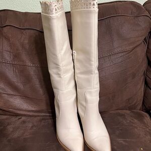 Michele Eyelet Heeled Boot